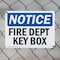 Signmission Fire Dept Key Box OSHA Notice Sign, Plastic, 10in W x 7in L, 2PK OS-2PACK-NS-P-710-L-12569 - alternate 7